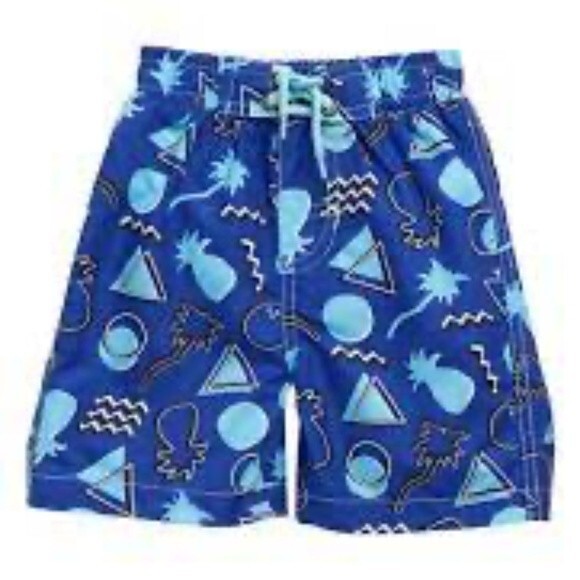 BEACH BROS 80's Retro Swim Shorts 3T - Picture 3 of 3